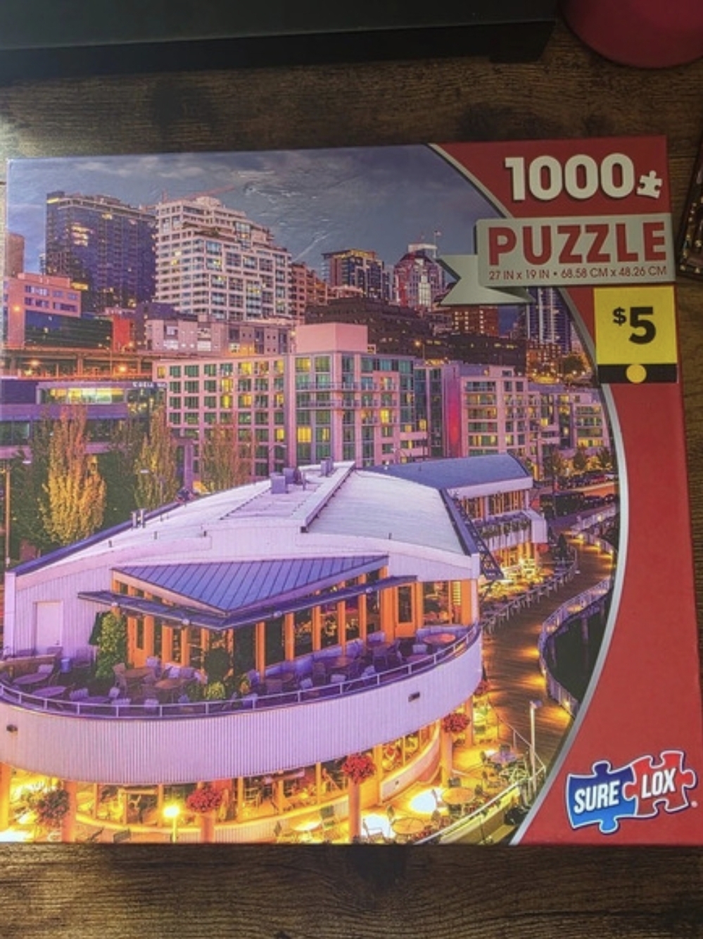 🧩 4/$20 NEW Pier 66 Seattle 1000 Piece Puzzle made by Sure-Lox